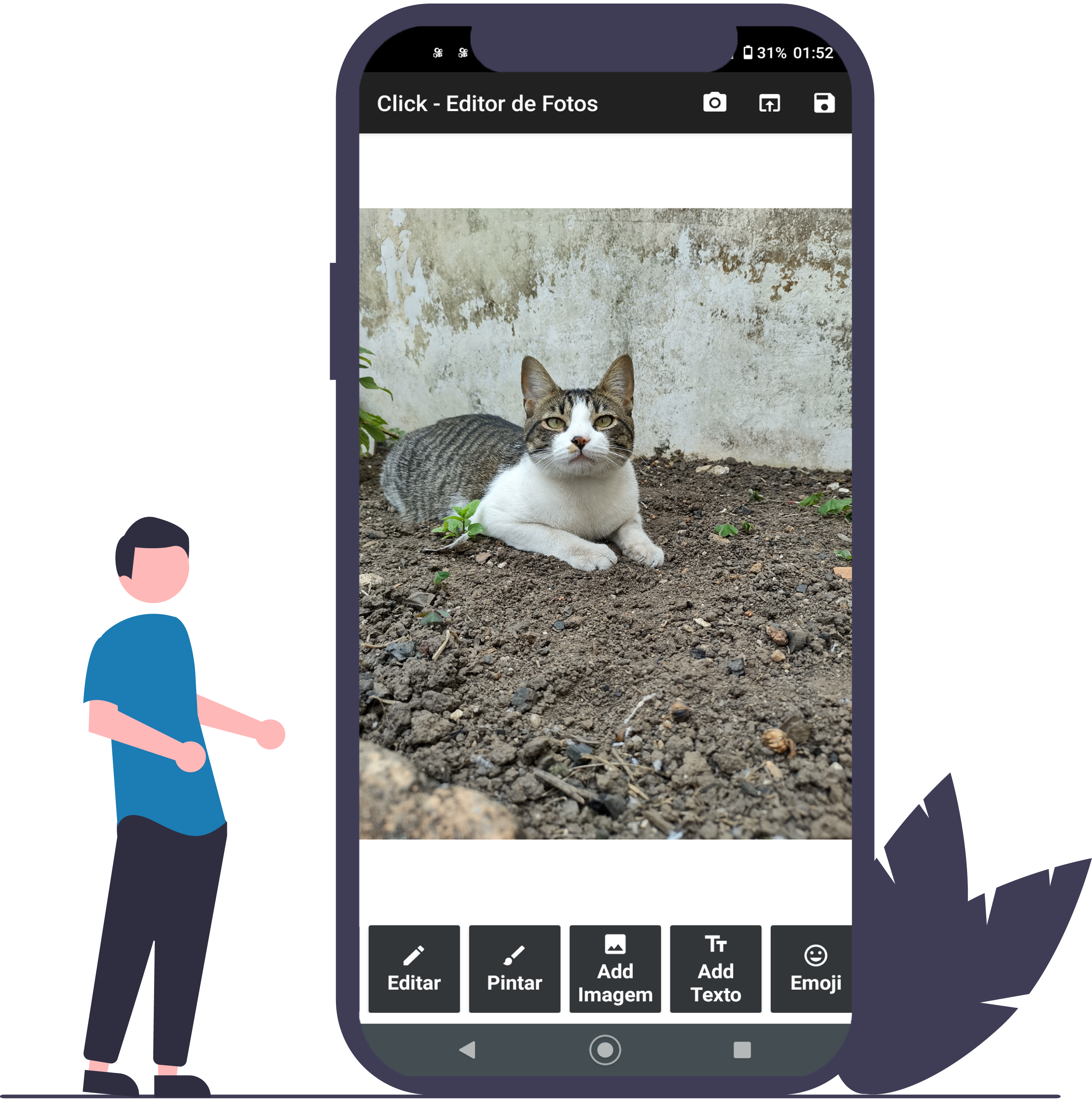 Click: Editor de Fotos - Página Principal