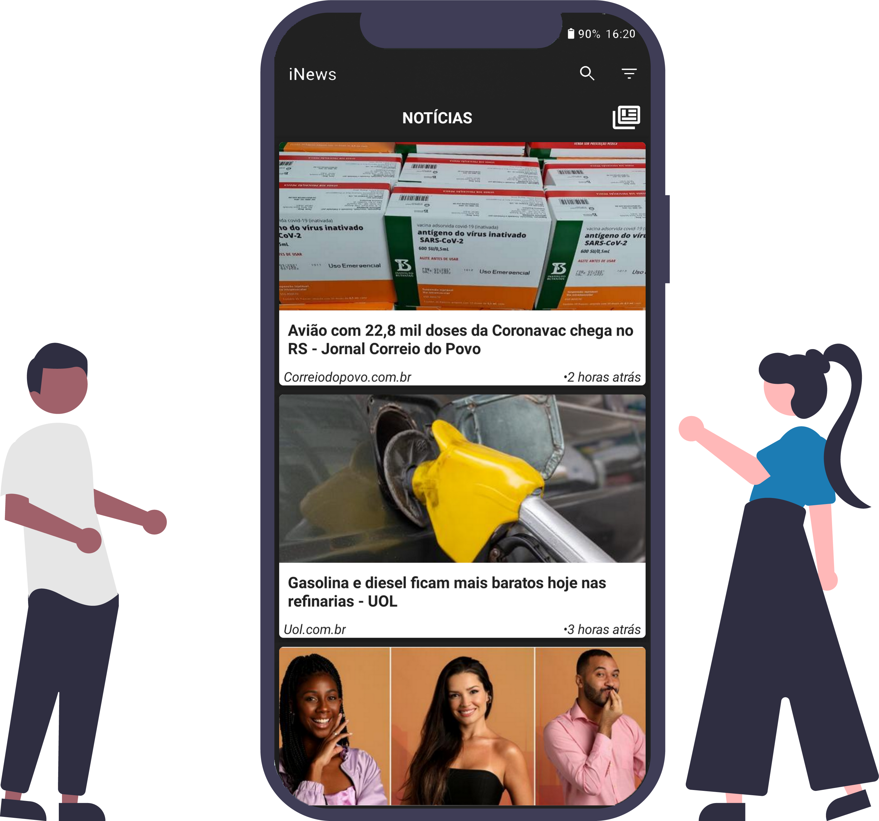 iNews - Página Principal